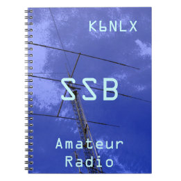Caderno Espiral Indicativo de chamada rádio amador SSB