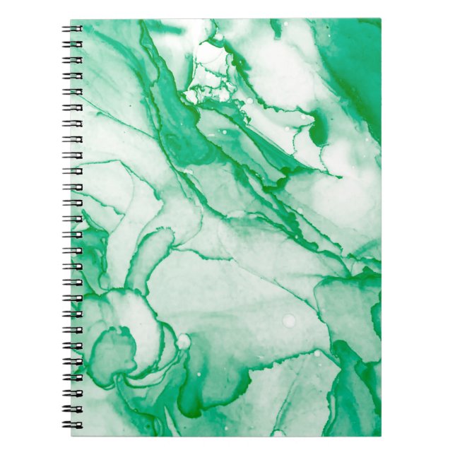 Caderno Espiral Indigo Round. Bohemian Tie Dye. Blue Roll Psychede (Frente)