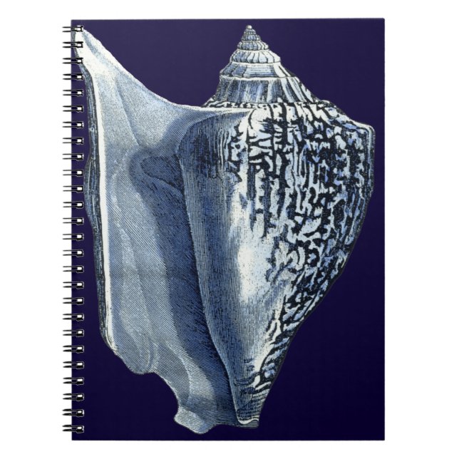 Caderno Espiral Indigo Shells I (Frente)