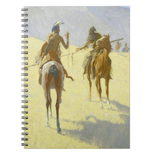 Caderno Espiral índio americano por Remington
