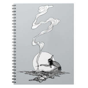 Caderno Espiral Índio em sua Solidão por NC Wyeth Vintage Western