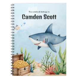 Caderno Espiral Infantil Sob o Mar 