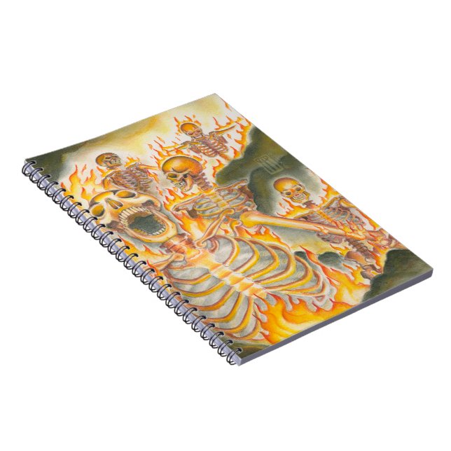 Caderno Espiral Infernal Legions Curio (Lado Direito)