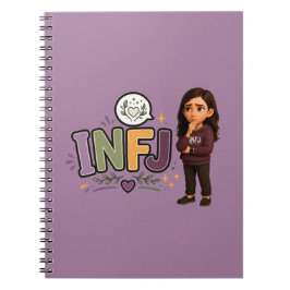 Caderno Espiral INFJ — A Guardiã das Ideias