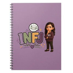 Caderno Espiral INFJ — A Guardiã das Ideias