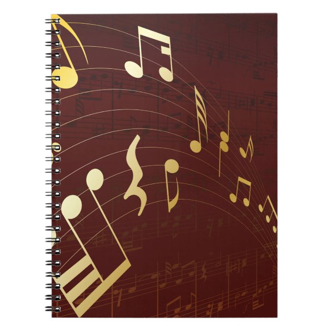 Caderno Espiral Informações Musicais Fundo (Frente)