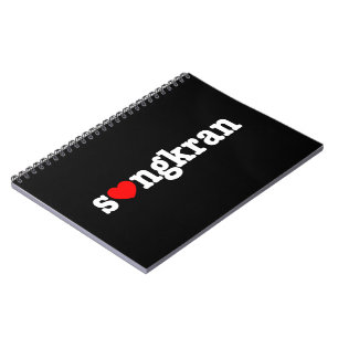 Caderno Espiral ❤ ingkran ~ Heart (Love) Songkran