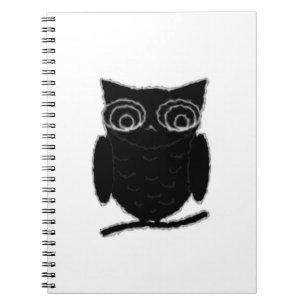 Caderno Espiral Inkblot Owl