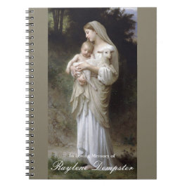 Caderno Espiral Inocência fúnebre do livro de hóspedes | Mary