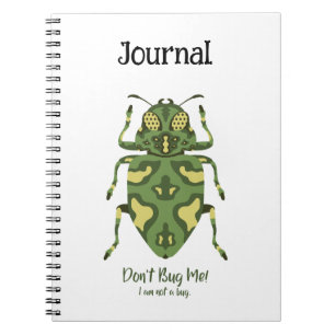 Caderno Espiral Insetos - Não me Insetos, eu não sou um Inseto, be