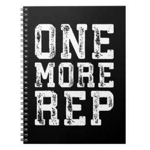 Caderno Espiral Inspiração de Workout - Mais Um Representante - Mo