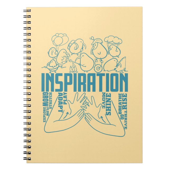 Caderno Espiral Inspiração - Design ASL (Frente)
