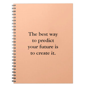 Caderno Espiral Inspiração para o futuro notebook motivacional