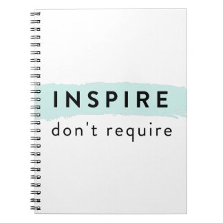 Caderno Espiral Inspire, Não Requer Notebook AAC
