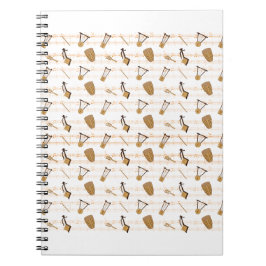 Caderno Espiral Instrumentos de música etíopes