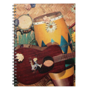 Caderno Espiral Instrumentos musicais latinos