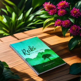 Caderno Espiral Instrutor de Mediação de Yoga Mestre de Salónica N