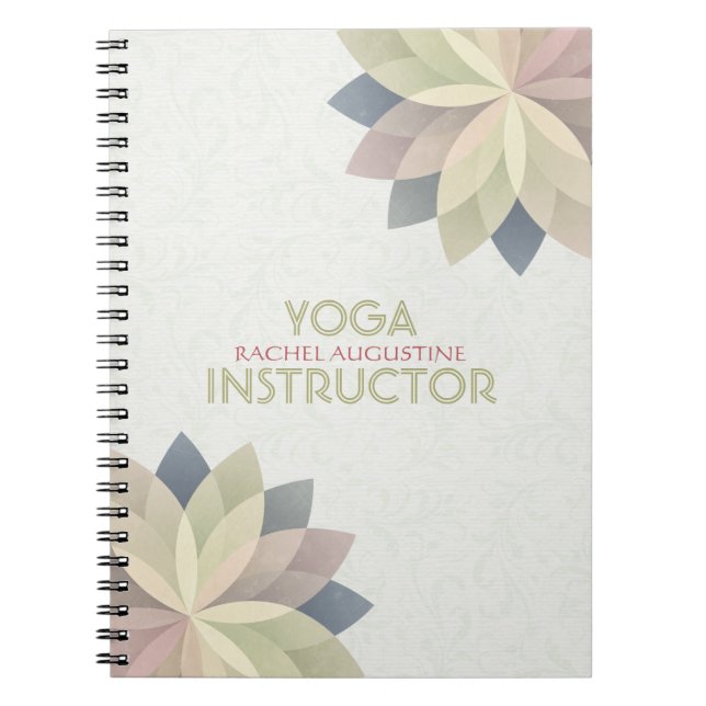 Caderno Espiral Instrutor de Meditação do YOGA Studio Mandala Colo (Frente)