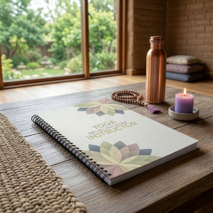 Caderno Espiral Instrutor de Meditação do YOGA Studio Mandala Colo