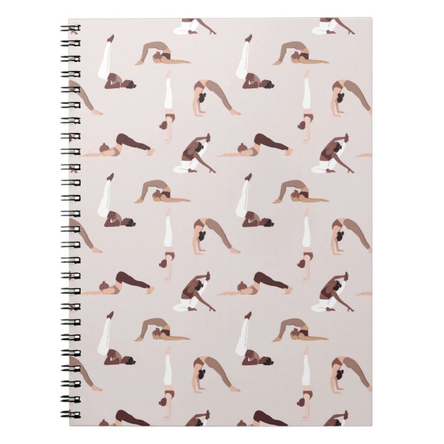 Caderno Espiral instrutor de yoga equipe esportiva (Frente)