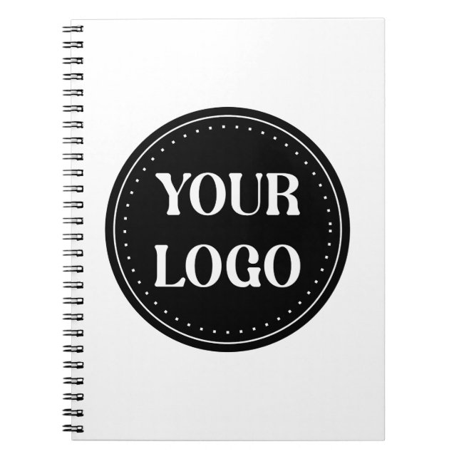 Caderno Espiral Inteligente, contemporâneo, polido e personalizáve (Frente)