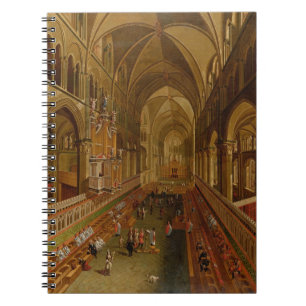 Caderno Espiral Interior da catedral de Canterbury, c.1675-1700
