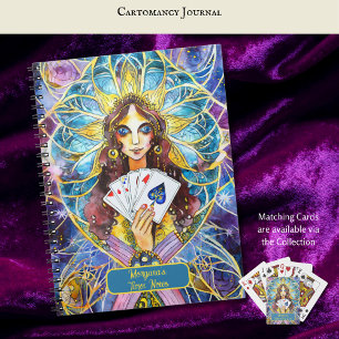 Caderno Espiral Interpretações de Cartomancy and Tarot Card