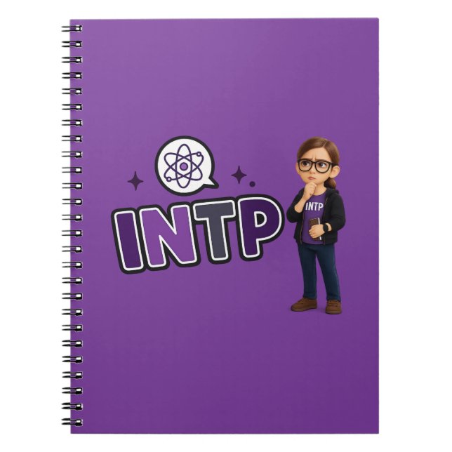 Caderno Espiral INTP — A Mente Investigadora (Frente)