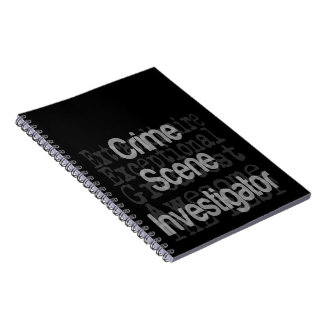 Caderno Espiral Investigador de Cena de Crime Extraordinário