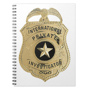 Caderno Espiral Investigador privado internacional