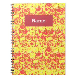 Caderno Espiral invólucro de bolhas de pop