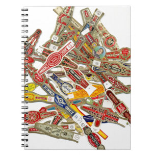 Caderno Espiral Invólucros de Anel de Cigarro