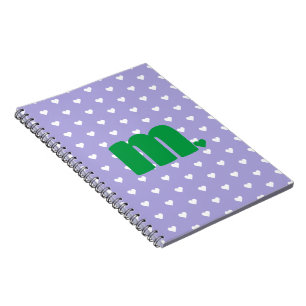 Caderno Espiral iPhone/iPad inicial do coração