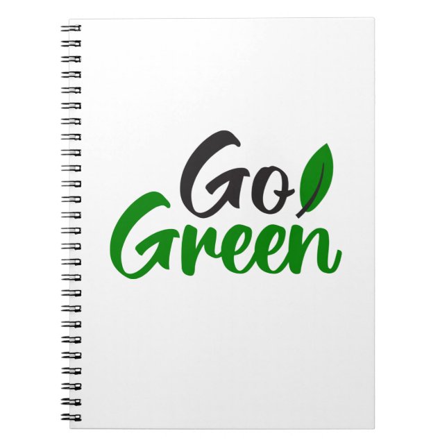 Caderno Espiral Ir verde (Frente)