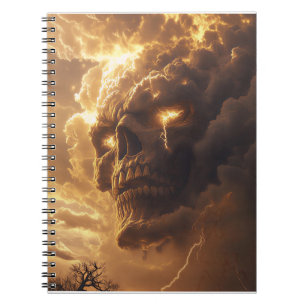 Caderno Espiral Ira da Caveira da Tempestade