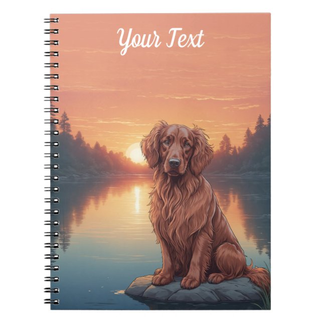 Caderno Espiral Irish Setter by Lake (Frente)