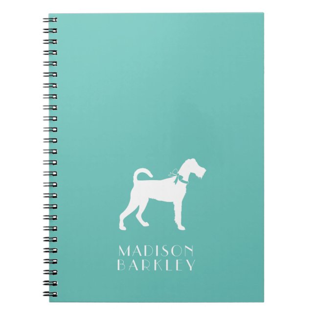 Caderno Espiral Irish Terrier Dog Puppy (Frente)