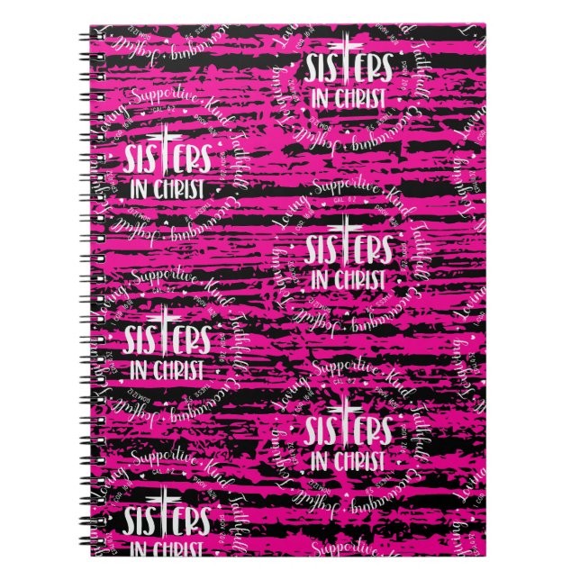 Caderno Espiral Irmãs em Cristo (Frente)