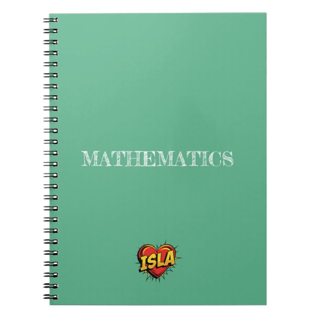 Caderno Espiral Isla Heart Green (Frente)
