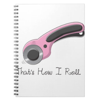 Caderno Espiral Isso é como eu rolo
