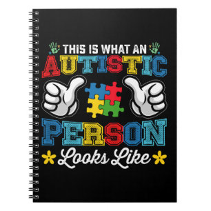 Caderno Espiral Isto É Como Uma Pessoa Autista Se Parece Autismo
