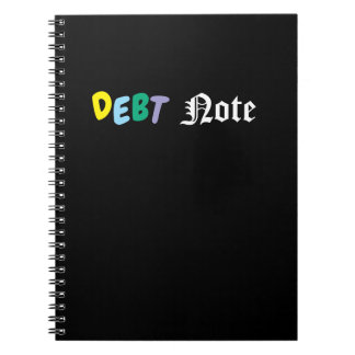 Caderno Espiral It is Debt Note. Not Death Note