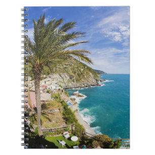 Caderno Espiral Itália, Cinque Terre, Vernazza, Cidade na Encosta