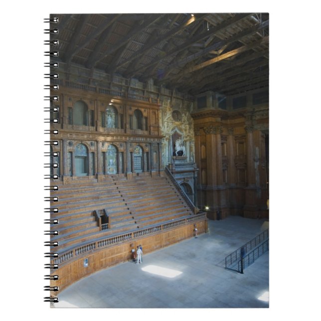 Caderno Espiral Itália, Parma, Teatro Farnese (Frente)