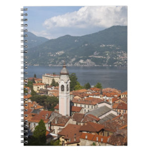 Caderno Espiral Itália, Província de Como, Menaggio. Vista da cida