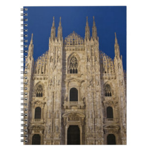 Caderno Espiral Itália, Província de Milão, Milão. Catedral de Mil