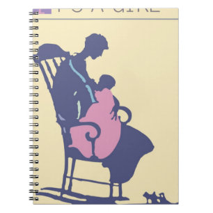 Caderno Espiral <It's a Girl> pelo mineiro de Steve