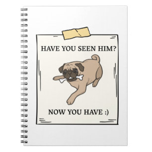 Caderno Espiral Já Viste Cachorro, Agora Que Quis Pet?