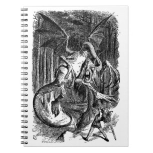 Caderno Espiral Jabberwocky
