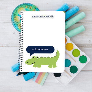 Caderno Espiral Jacarés legal personalizados